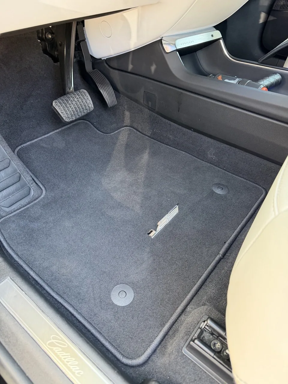 Cadillac Lyriq floor after detailing Toronto