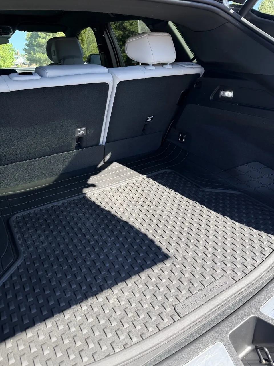 Cadillac Lyriq trunk after detailing Toronto